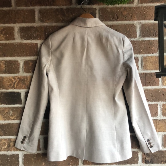 J Crew Parke blazer in stretch linen Flax - Picture 5 of 9